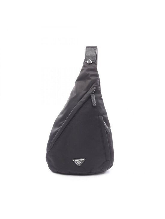 Prada Handbags - ★SOLD★ Prada Waist Bag Re-Nylon Black Nylon Triangle Logo